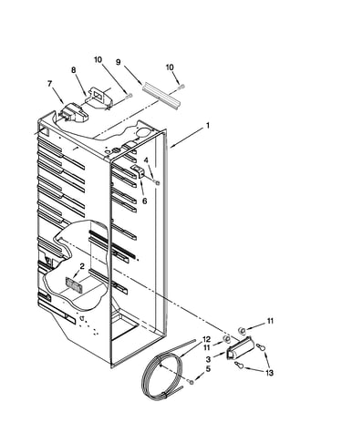 Refrigerator liner parts