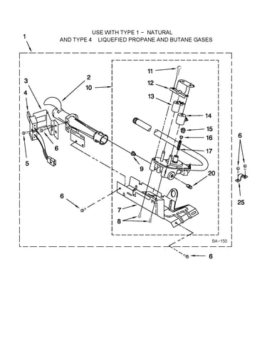 8318272 burner assembly