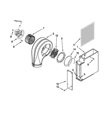 Blower unit parts