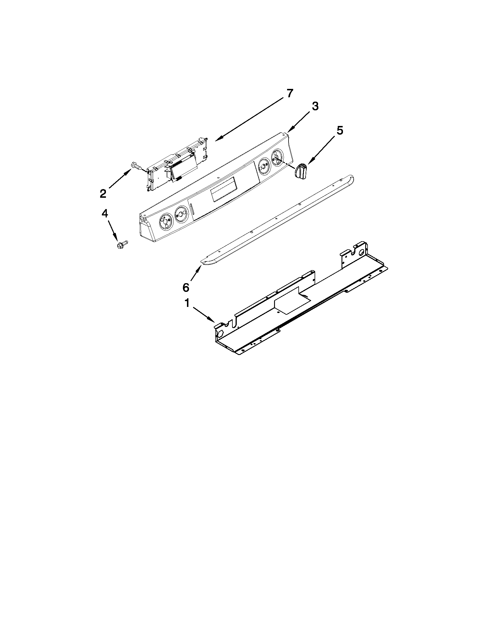 Control panel parts