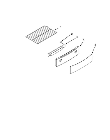 Drawer and rack parts