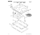 Maytag MEC7430WS01 cooktop parts diagram