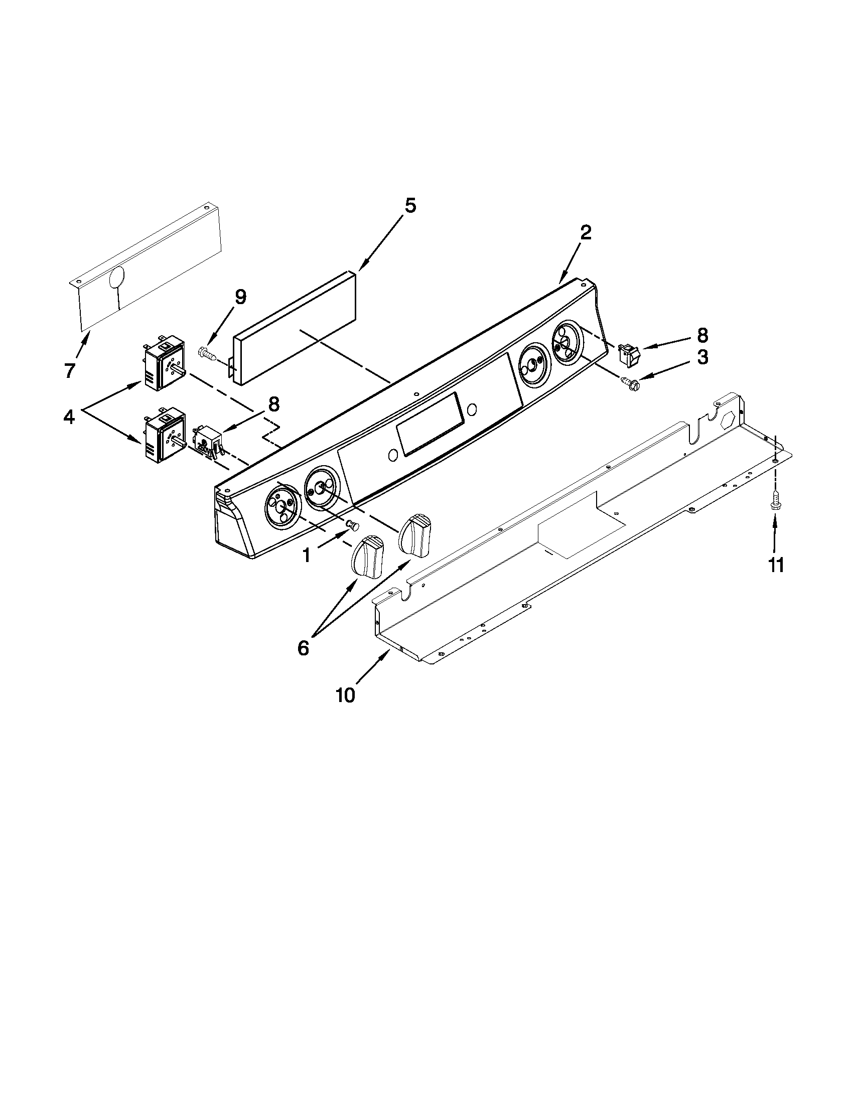 CONTROL PANEL PARTS