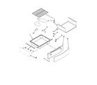 Jenn-Air JDS8850CDB01 drawer and rack parts diagram