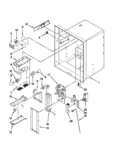 Refrigerator liner parts
