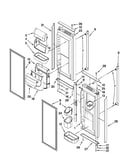 Refrigerator door parts