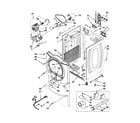 Whirlpool YWED9550WW1 cabinet parts diagram
