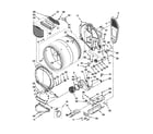 Whirlpool YWED9550WW1 bulkhead parts diagram