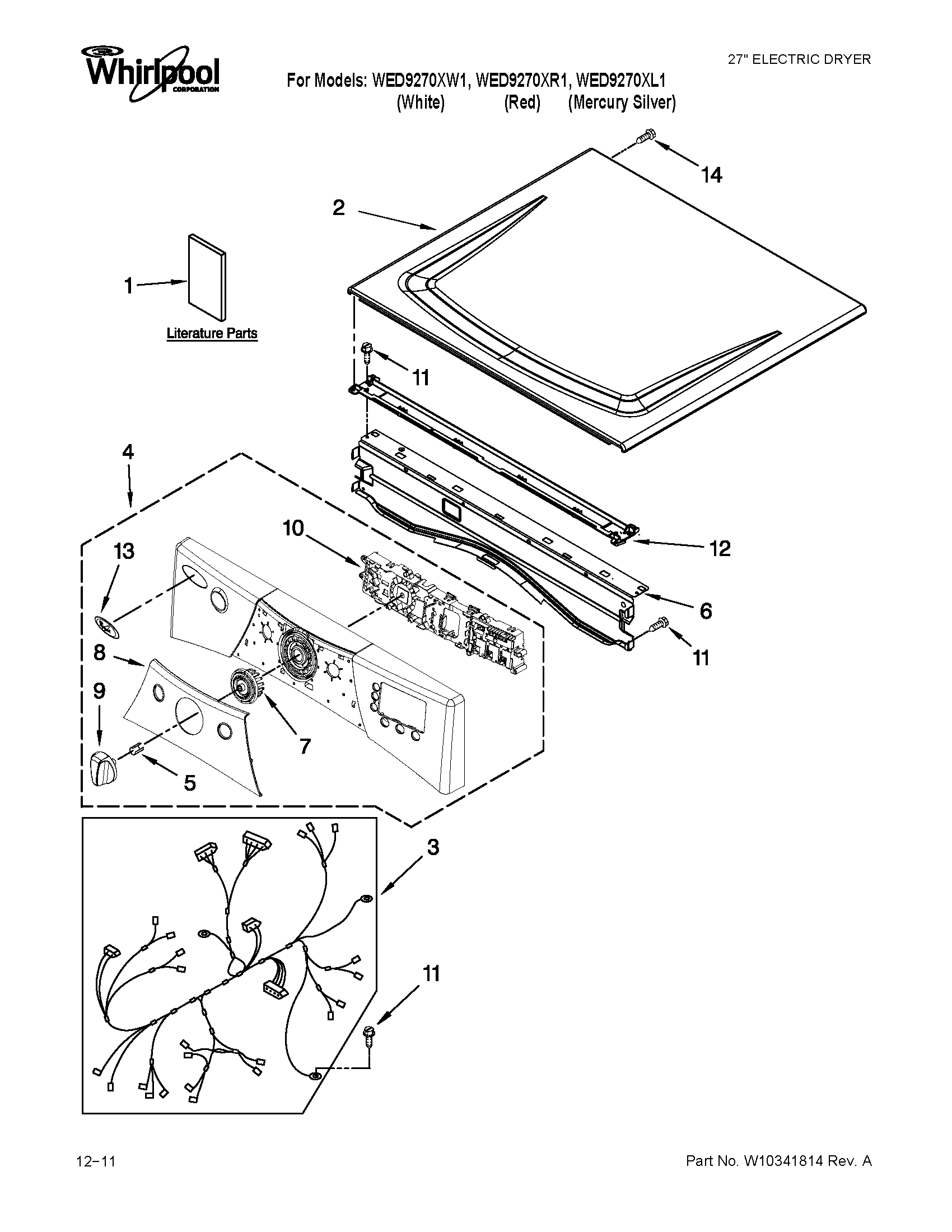 TOP AND CONSOLE PARTS