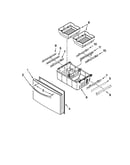 Freezer door parts