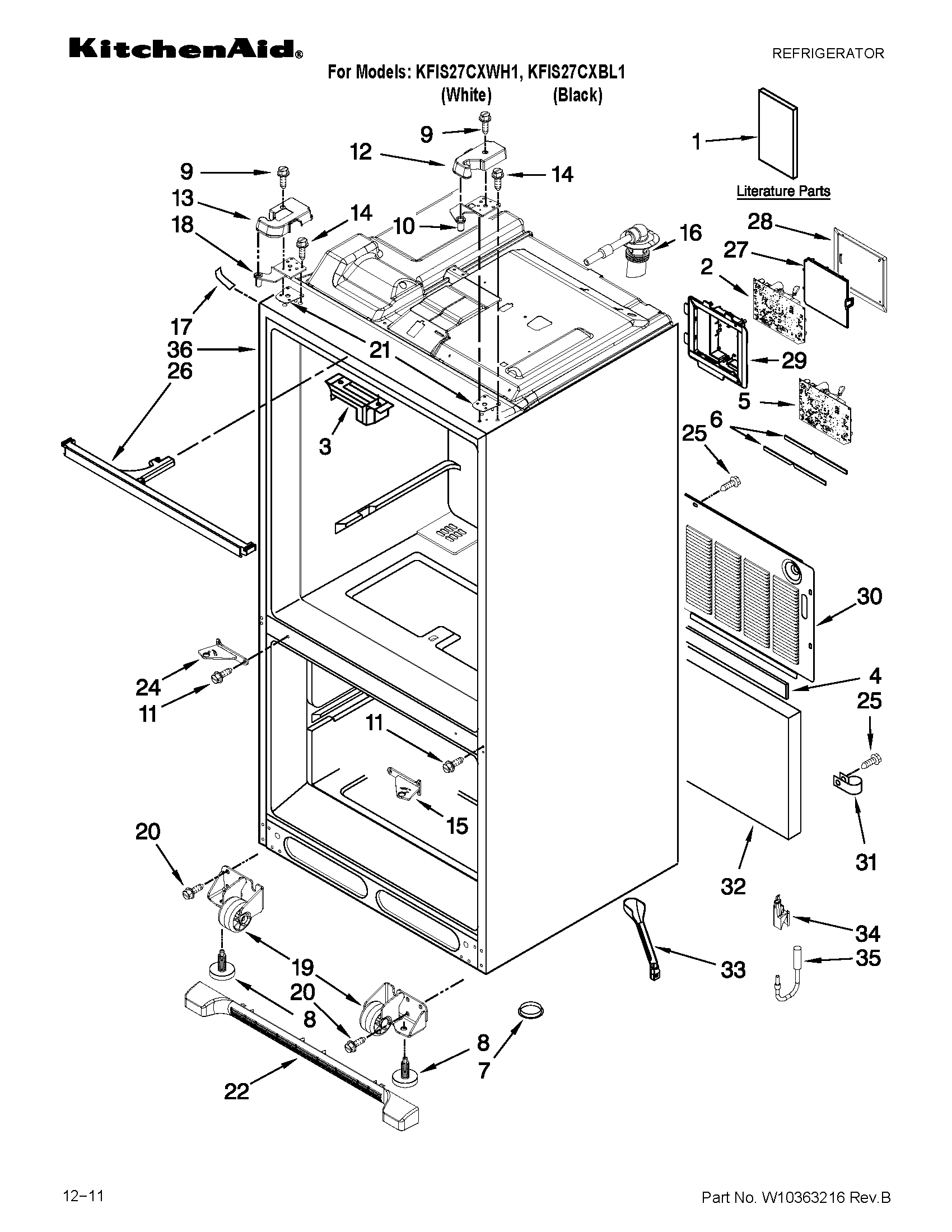 CABINET PARTS