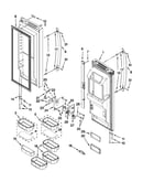 Refrigerator door parts