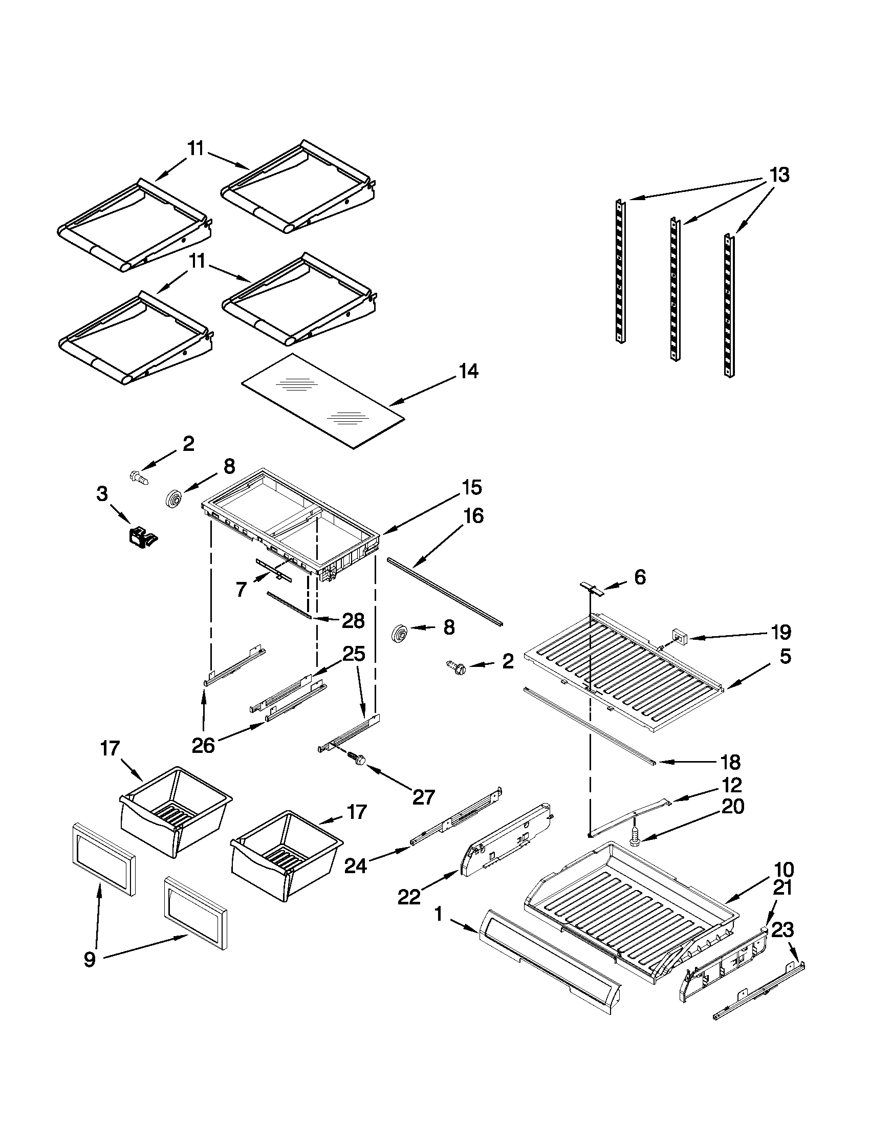 SHELF PARTS