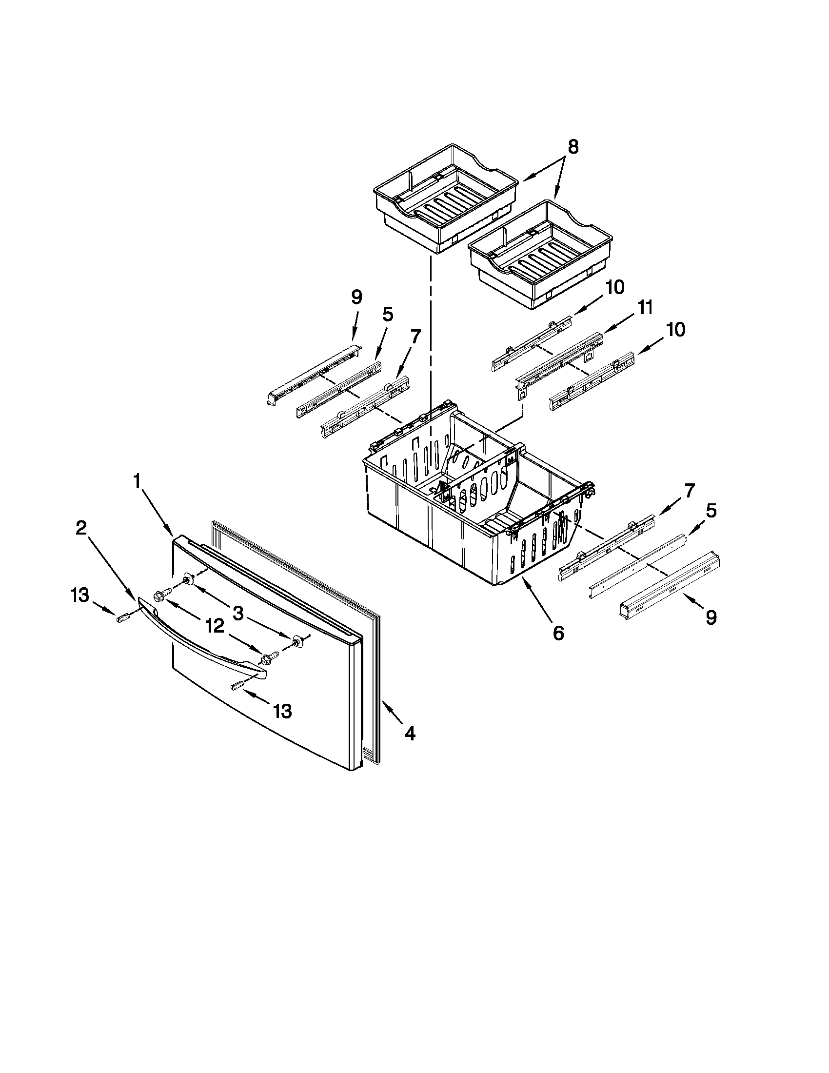 FREEZER DOOR PARTS