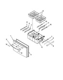 Freezer door parts