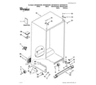 Whirlpool WSF26D2EXW01 cabinet parts diagram
