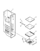 Freezer liner parts