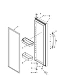 Refrigerator door parts