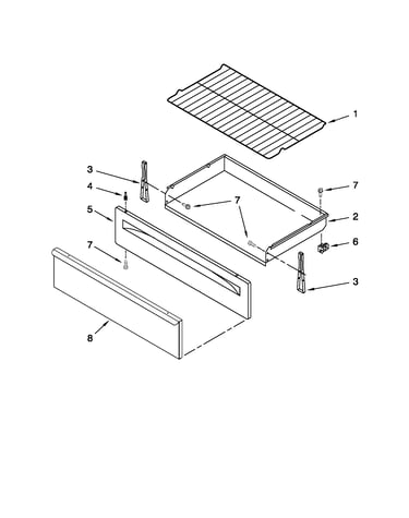 Drawer & broiler parts