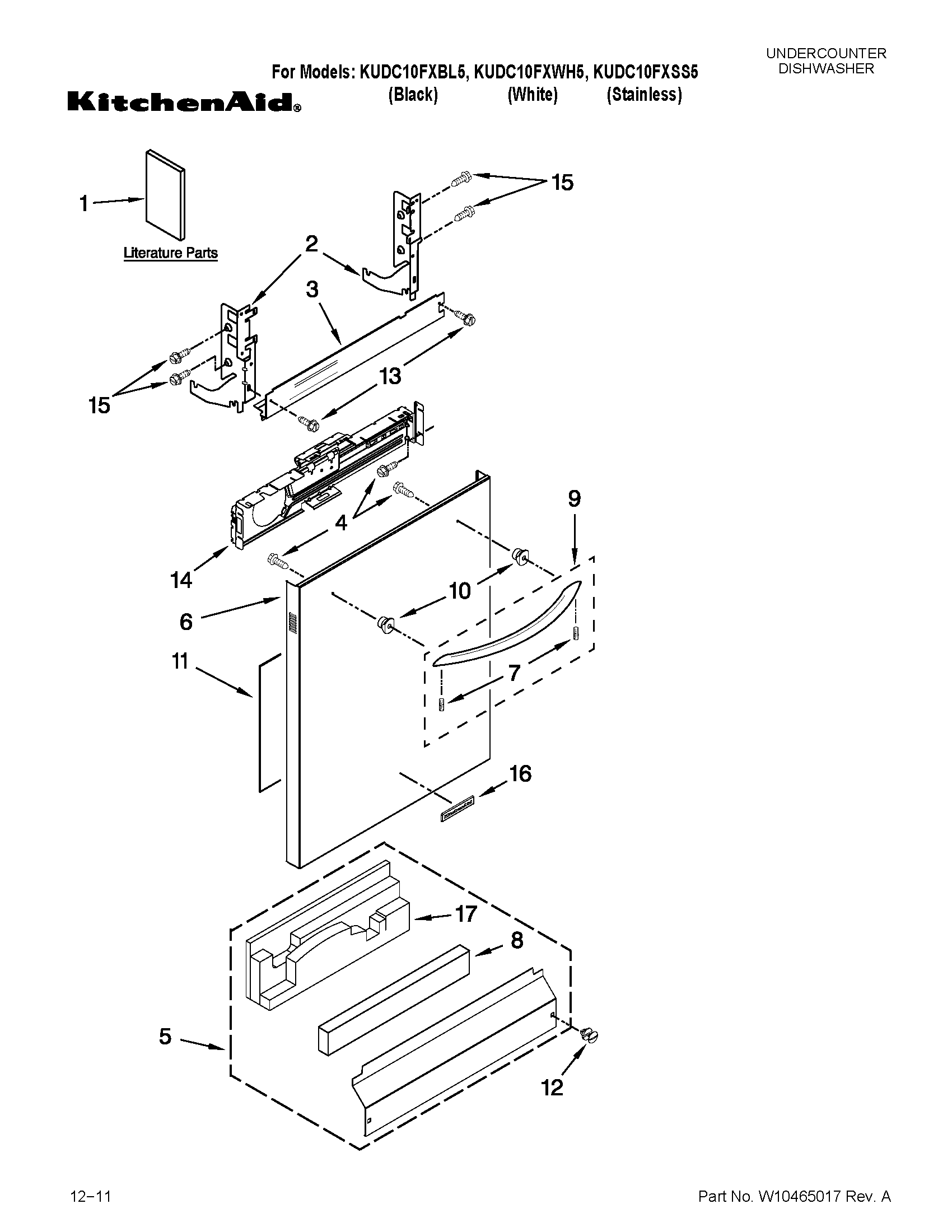 Door and panel parts
