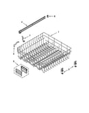 Upper rack and track parts
