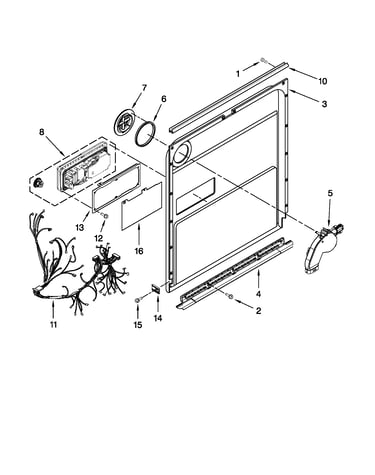Inner door parts