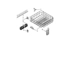 KitchenAid KUDE60FXBL4 lower rack parts diagram