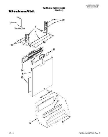 Door and panel parts