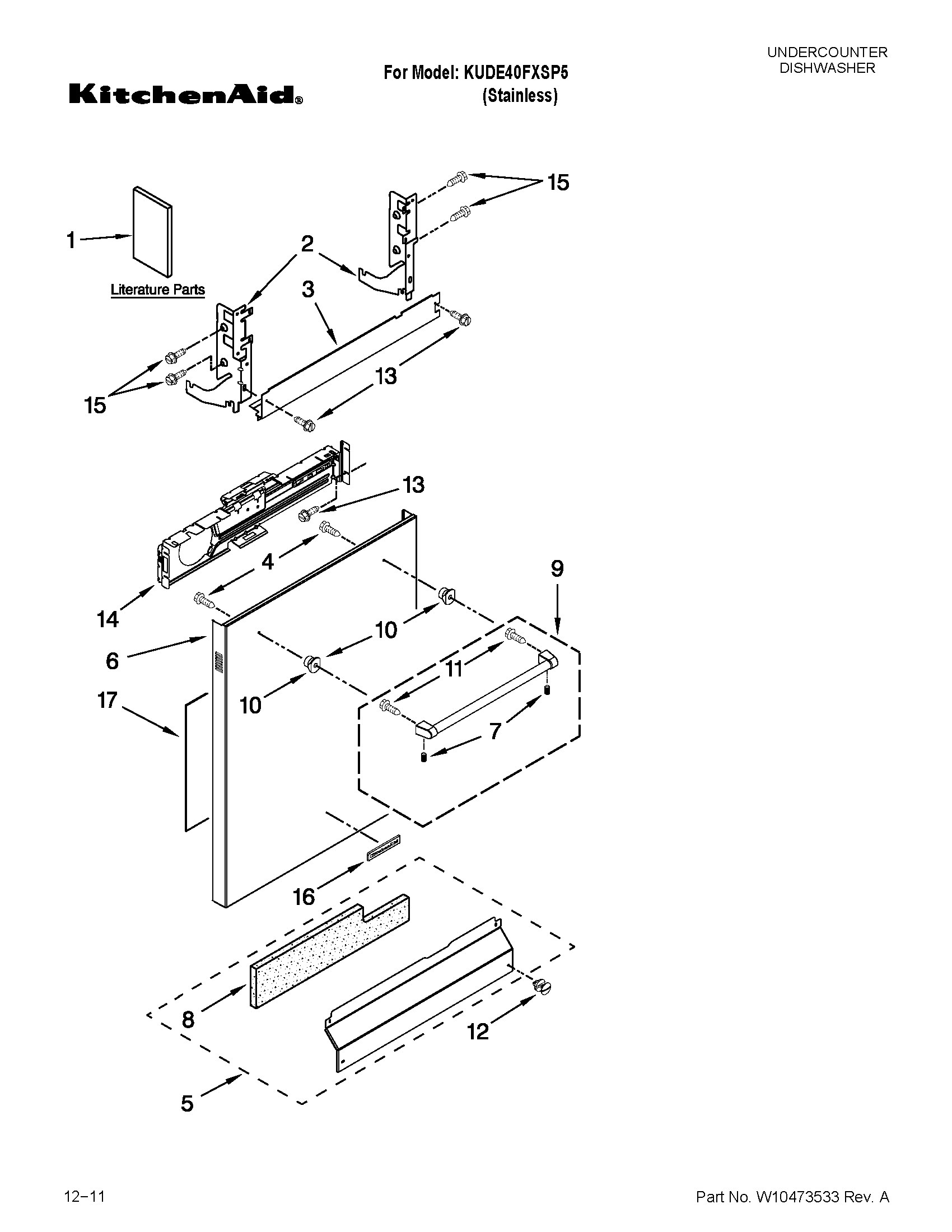 Door and panel parts