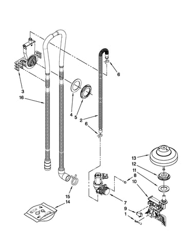 Fill, drain and overfill parts