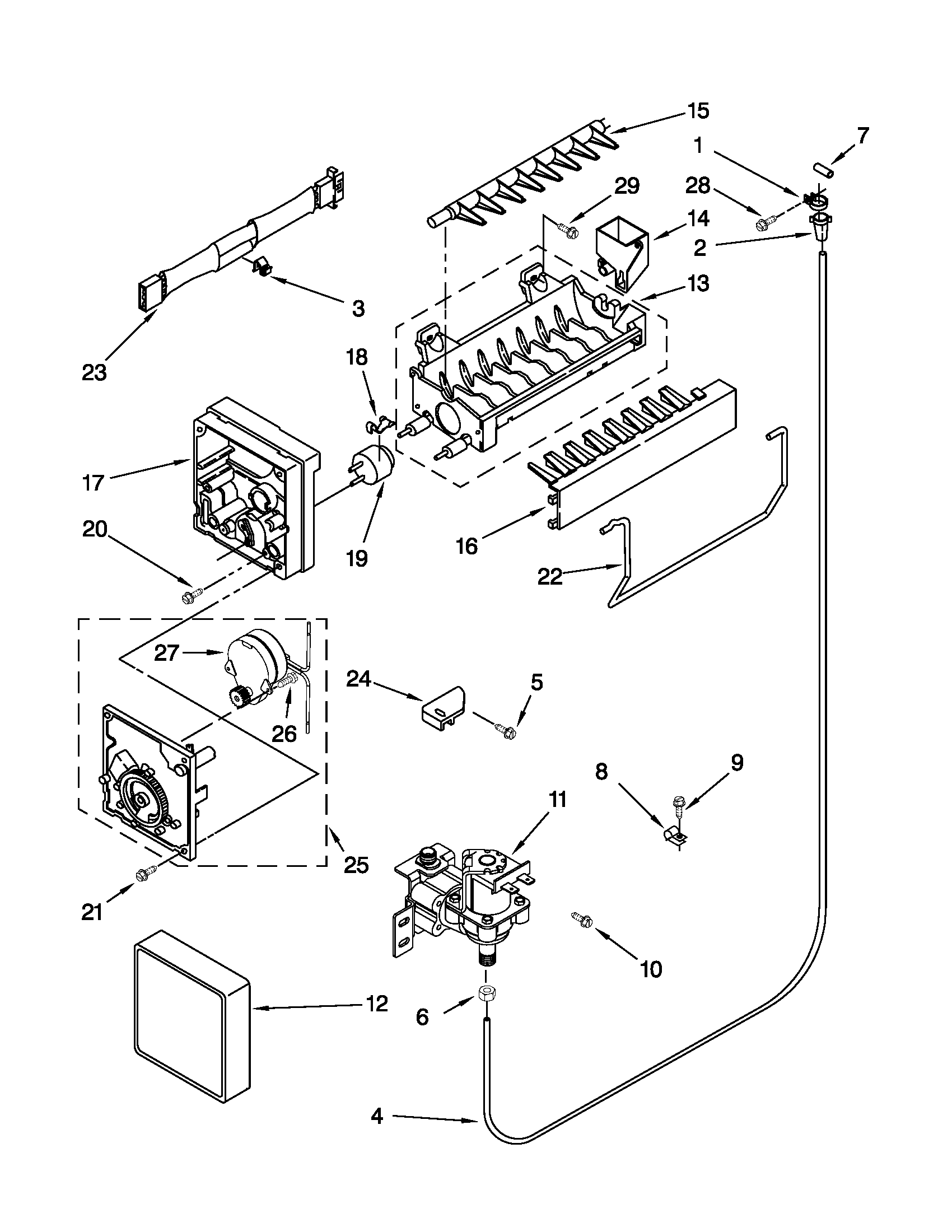 Icemaker parts