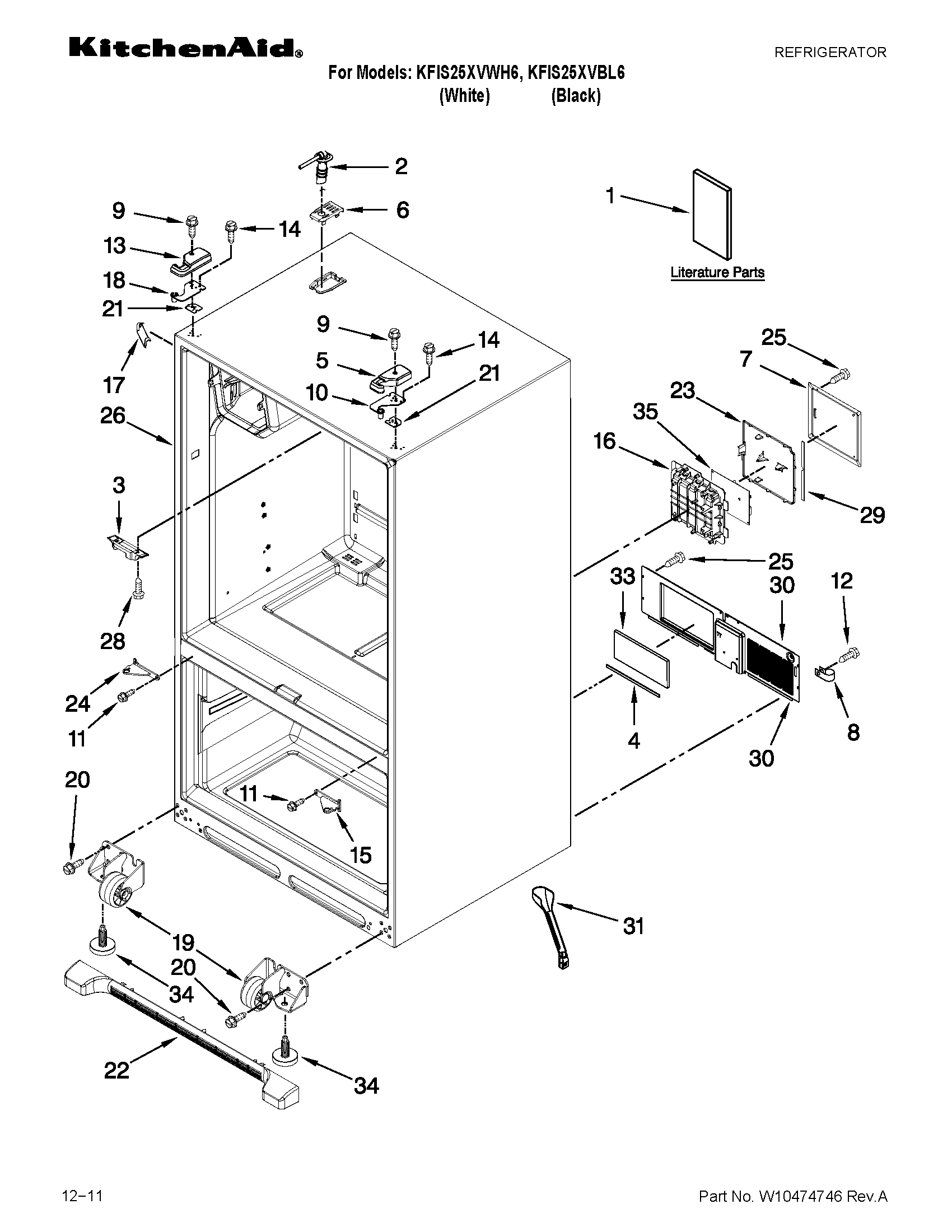 Cabinet parts
