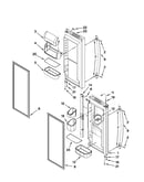 Refrigerator door parts