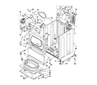 Whirlpool YQCEM2730YQ0 cabinet parts diagram
