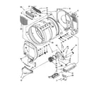 Whirlpool YQCEM2730YQ0 bulkhead parts diagram
