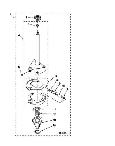 Brake and drive tube parts