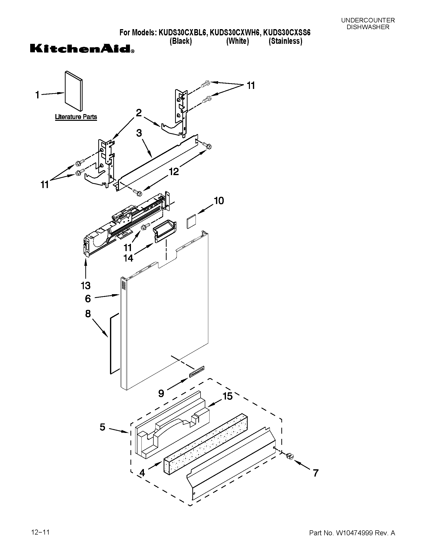 Door and panel parts