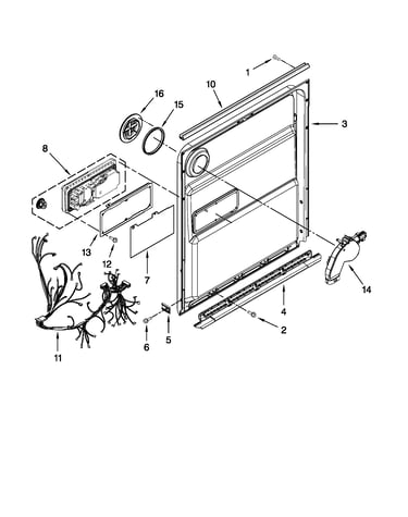 Inner door parts