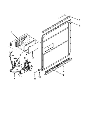 Inner door parts