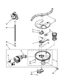 Pump, washarm and motor parts