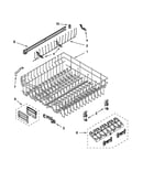 Upper rack and track parts
