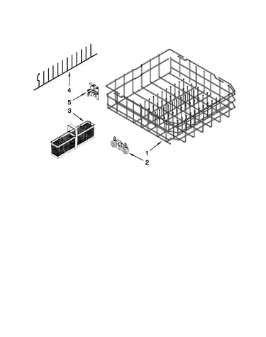 Lower rack parts