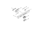 KitchenAid KUDS30IXSS6 control panel and latch parts diagram