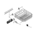 Lower rack parts
