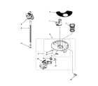 Whirlpool WDF530PSYB2 pump and motor parts diagram