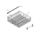 Upper rack and track parts