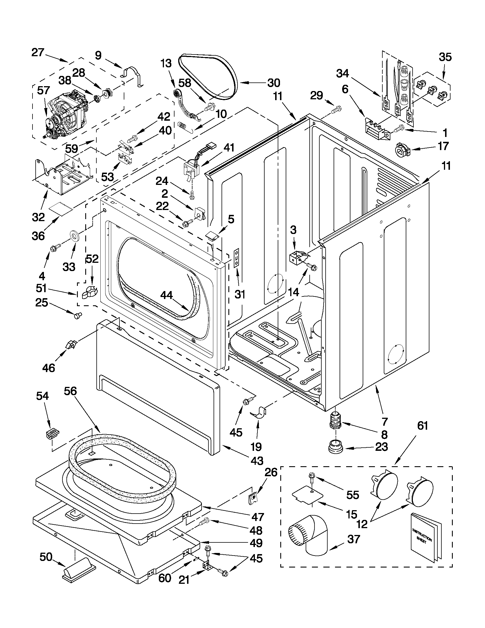 Cabinet parts