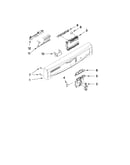 Control panel and latch parts