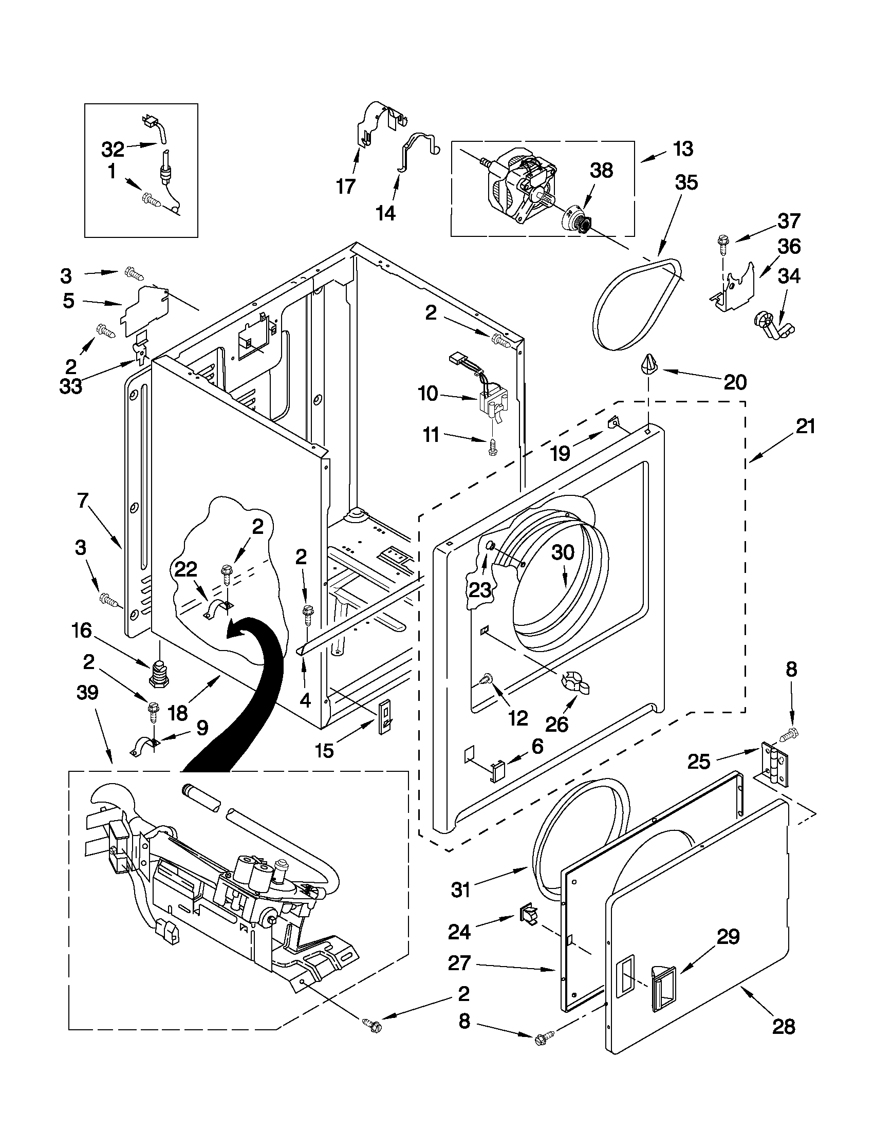 Cabinet parts