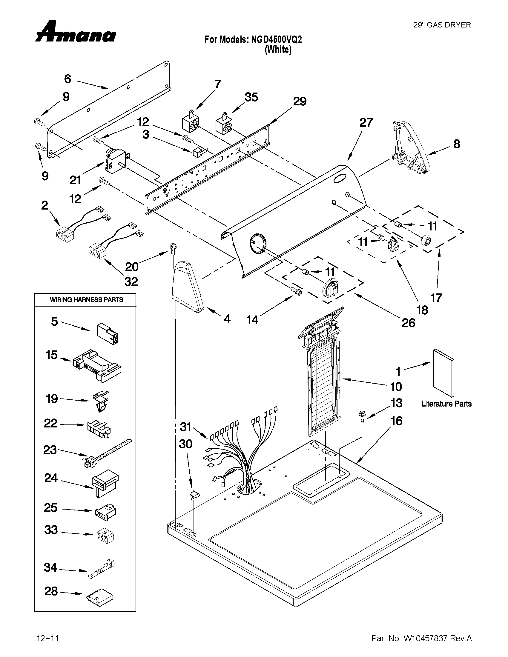 TOP AND CONSOLE PARTS